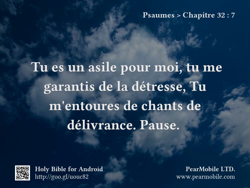 Psaumes, Chapitre 32:7